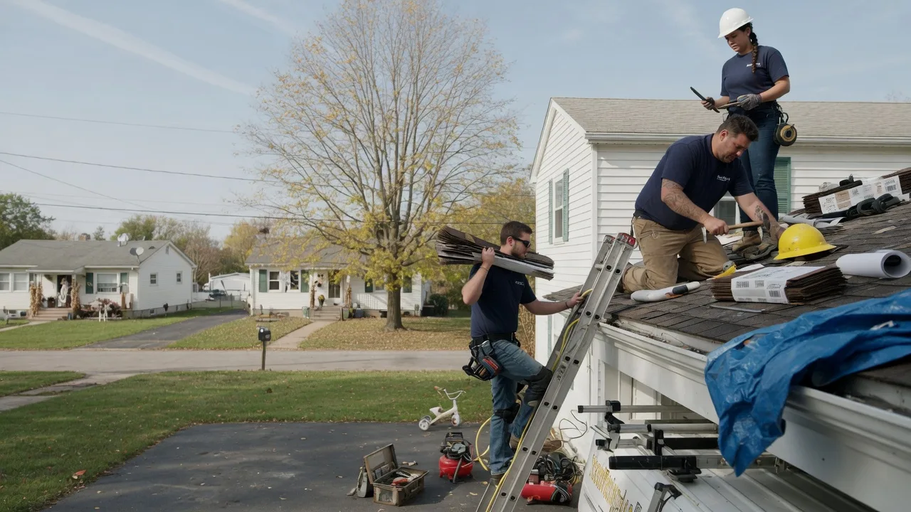 Local Roofing Contractors in Cropsey, IL near me